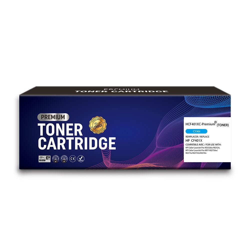 Cartouche de toner Compatible HP CF401X /cartridge 045HC(201X) Cyan 2300pages - KERA FRANCE Cartouche de toner Compatible HP CF401X /cartridge 045HC(201X) Cyan 2300pages - KERA FRANCE